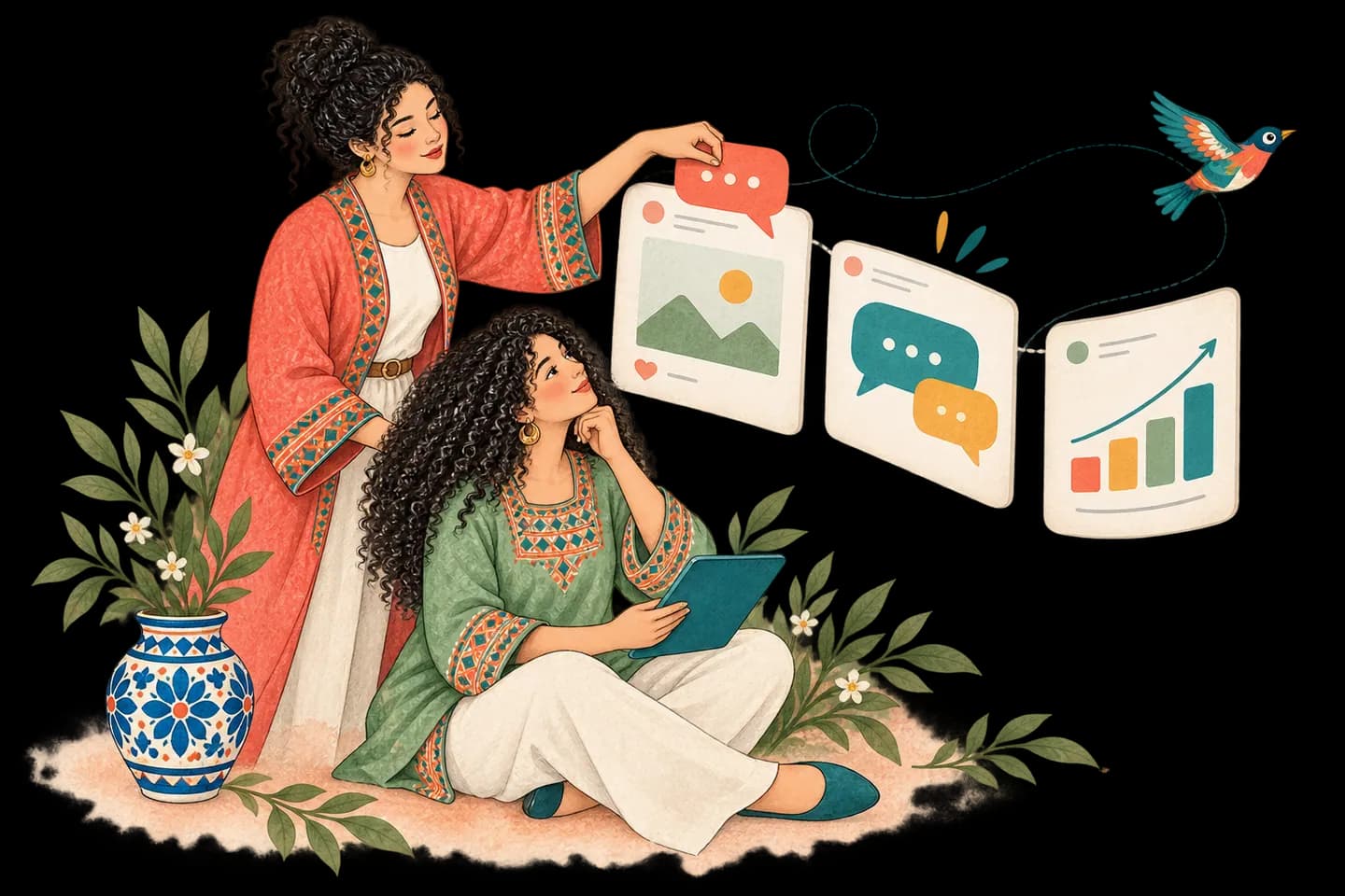 التواصل الرقمي والعلاقة مع الجمهور